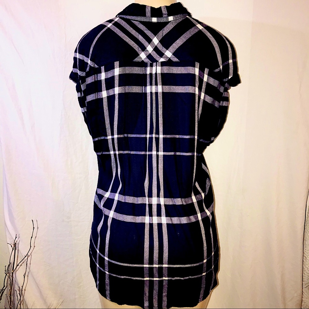 Rails Britt Button Down In Navy & White S - image 5